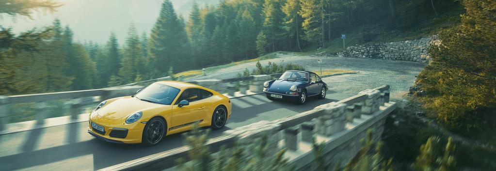Driving for the sake of driving. A concept already represented by the 911 T back in 1968, fully epitomized by the T for Touring in the model logo.