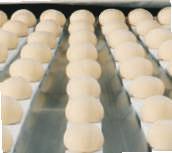 53 Advantages: Gentle dough handling by hydraulic system Pressure adjustable at panel Sturdy
