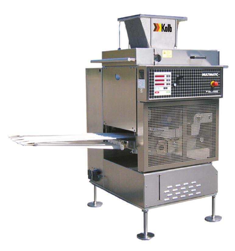 bearing Motorized weight adjustment (option) Benefit Typical baking structures are retained; gentle on dough User friendly, exact settings, reproducible production process Simplified cleaning / time