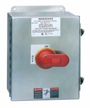 Motor Disconnect Switches and Specialty Enclosures STF Stainless Steel Series K Fusible K 30 & 60 Amp; NEMA 4X; 12 Ampere Rating (General Purpose) 30A 60A UL Fuse Type (not provided) J & CC+ J