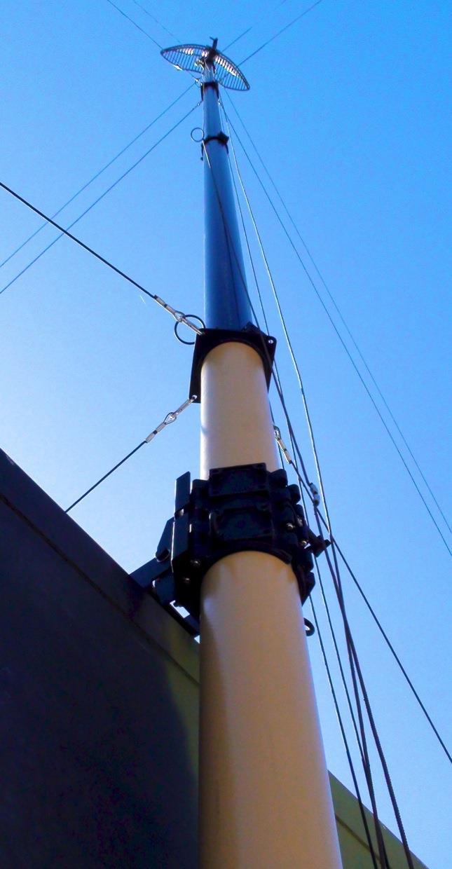 Medium Duty Composite Telescopic Masts Composite telescopic masts