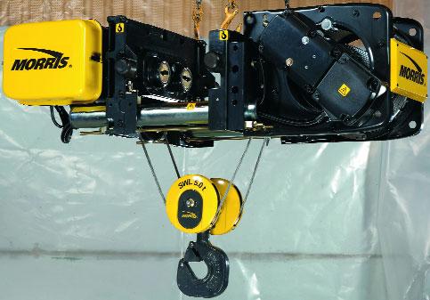 S4 WIRE ROPE HOISTS Range Whichever way you look at the Morris S4 it's versatility, ease of use and reduced cost of ownership shines through.
