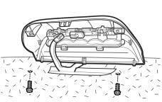 Center High-Mounted Stoplamp (CHMSL) 1. Open the trunk or liftgate. 6. Remove the bulb by pulling it straight out of the bulb socket. 7.