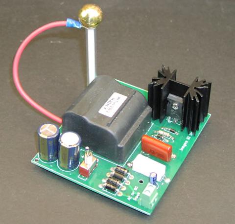 The Plasma generator kit can be used for many high voltage experiments.