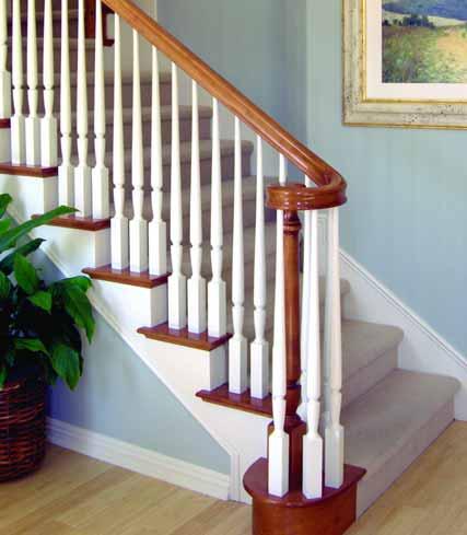CLASSIC PLAIN COLLECTION (continued) 1 3/4 PLAIN BALUSTERS - 201 PIN TOP 3/4 1 3/4 3/4 x 3/4 3/4 Pin Top 3/4 dia.