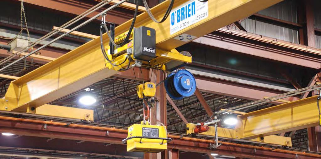 HOISTS The ost eliable ifting omponents PERFORMANCE THROUGH EVOLUTION AND INNOVATION O Brein offers a wide variety of hoists to suit your needs. From 0.