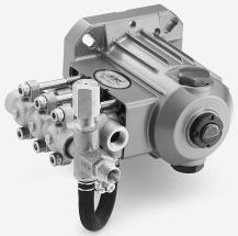 Direct-Drive Plunger Pumps Model 2SFX Electric Motor or Gas Engine must be purchased separately. PUMP FEATURES Triplex design provides smoother liquid flow.