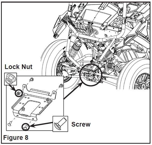Illustration 1-1 2. Remove the front fascia by removing ten screws as shown. (See Illustration 1-2). Illustration 1-2 Mount Installation: 1.