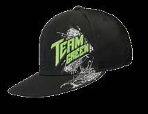 Exclusive Team Green logo on Velcro-fastened outer.