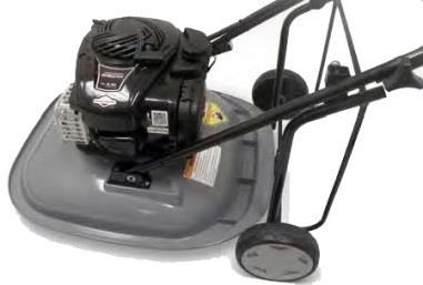 Mower Operation (continued) When cutting steeper inclines from the top of the slope and a longer reach is needed, never tie a rope to the unit. Use the extended handlebar kit option (order #4012561).