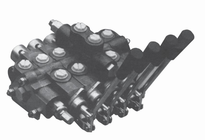 Directional Control Valves SECTIONAL BODY Model SV STANDARD FEATURES SPECIFICATIONS Parallel or Series Circuit Construction Foot