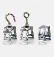 chain or cable). The accessories for overhead fixing are: snap clamp: the snap-on installation is extremely fast.