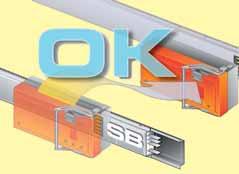 COMPATIBLE WITH THE SB RANGE The tap-off boxes of the SB range can be installed without any
