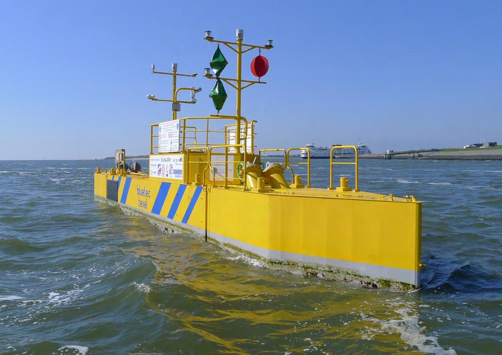 DAMEN MODULAR TIDAL TURBINE 2402 BLUETEC GENERAL Yard number 523041 Basic functions The Damen Modular Tidal Turbine is a pontoon for generating electricity from the tides, built in steel to standard