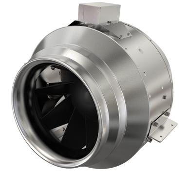 10 CM Fans FKD C Series Inline Mixed Flow Fans with C-motors Application These fans are known for their economical use of energy and excellent ease of control.