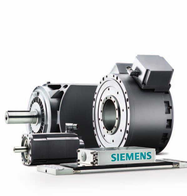 Optimum system solutions that are harmonized with one another SIMOTICS motors are optimally harmonized and coordinated to the family of SINAMICS drives.