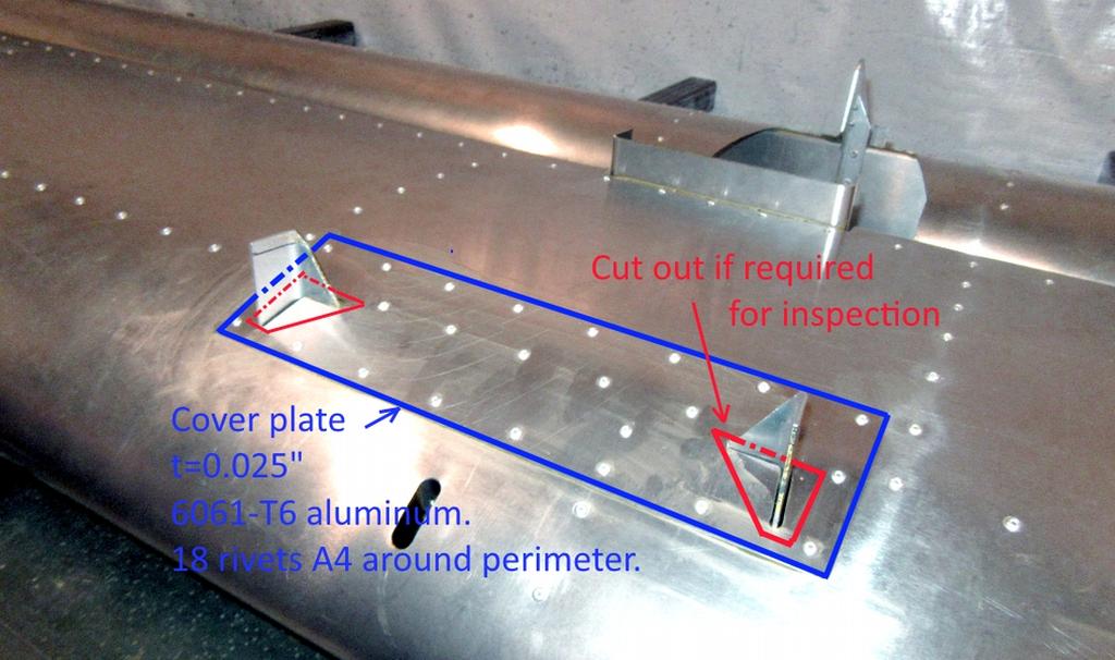 Inspection: Remove the Horizontal Stabilizer (H.S.) front and rear attachment bolts. Clean the area and inspect the parts.