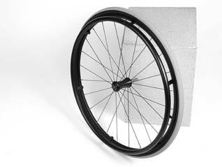 The rear wheels remain removable via the quick-release axle system. 5.12.2 Wheel Lock, swing-away (Fig. 49) Can be swung to the inside of the frame.