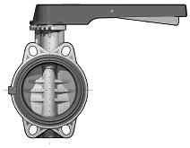 FE SERIES BUTTERFLY VALVES Installation Procedures 1. Ensure that the length of the bolts is sufficient for the size of valve being installed.