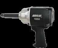 1680-A 3/4 XTREME DUTY TWIN HAMMER IMPACT WRENCH 1600 ft-lbs of Maximum Torque Durable hard hitting twin hammer mechanism Improved compact design Patented Silencing Technology reduces noise to 89 dba