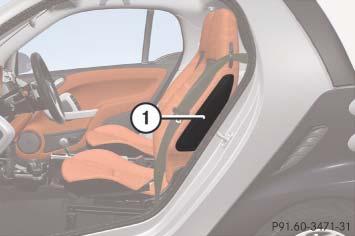 Occupant safety If activated, the head-thorax air bags are intended to increase the potential protection for the head and thorax (but not arms) of the occupants on the side of the vehicle that is