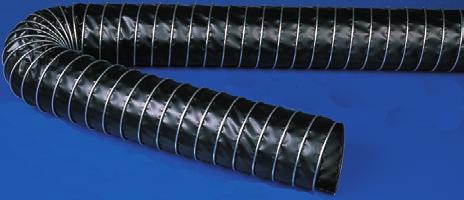range -40 C to +90 C (Intermittent to +125 C) Supplied in 10 metre lengths Properties and pplications Suction and transport hose for abrasive materials Electrically conductive Conforms to TEX