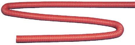 range -35 C to +135 C (Intermittent to +150 C) Supplied in 4 metre lengths Properties and pplications Lightweight, highly flexible, kink proof Good chemical resistance Use for hot air in granular