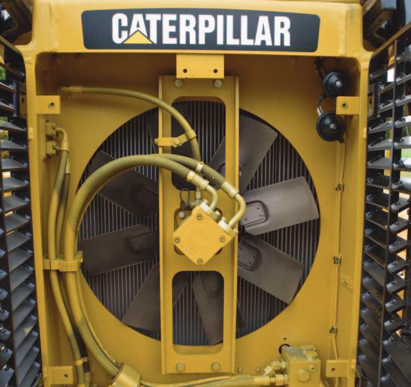 Cooling System Durable and efficient The engine radiator, Air To Air After Cooler (ATAAC), and hydraulic oil cooler are packaged in a single plane.