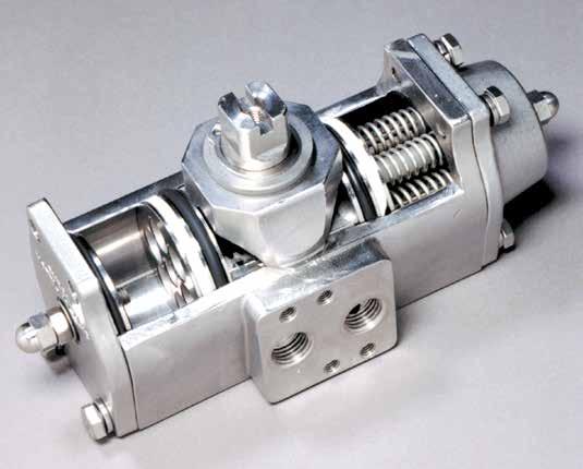Acutorque Stainless Steel Actuator DESIGN AND CONSTRUCTION 7 5 9 3a 6 2 4 1 10 3b 1. INVESTMENT CAST BODY Assures manufacturing of other special alloys, such as Monel 2.