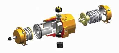 The numerous actuator drive and bolt pattern combinations allow direct mounting of several valve styles. FEATURES 1.