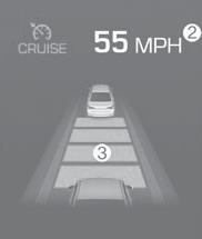 FEATURES AND CONTROLS CRUISE CONTROL/SMART CRUISE CONTROL The Cruise Control system allows you to program the vehicle to maintain a constant speed without holding the accelerator pedal.