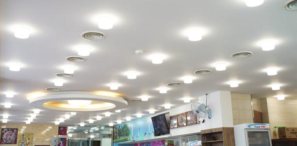 recessed downlight with a luminous efficiency of 105 lm/w Easy