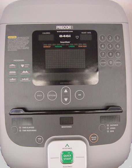 Procedure 3.1 - Accessing the Diagnostic Software The treadmill's diagnostic software consists of the following modes: Display Test Keyboard Test Heart Rate Test Machine Test Procedure 1.