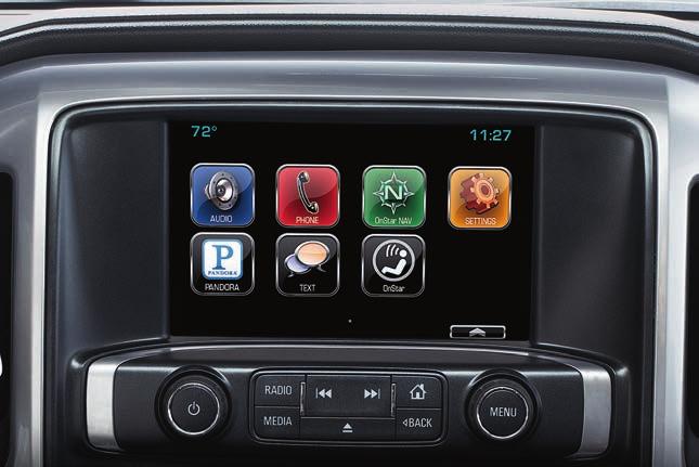 1. MYLINK. DONE YOUR WAY. Available Chevrolet MyLink 1 lets you arrange icons and features on the optional 7-inch or 8-inch diagonal color touch-screen.