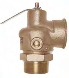 Low Pressure Steam Heating Boiler Safety Valves 12-200 series Medium capacity safety valves protect ASME Section IV low pressure steam heating boilers.