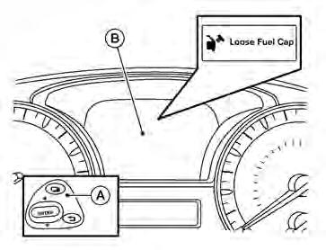 Insert the fuel-filler cap straight into the fuel-filler tube. 2. Turn the fuel-filler cap clockwise until a single click is heard.