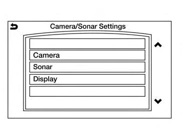 When the ignition switch is placed in the OFF position and turned back to the ON position again. To prevent the sonar system from activating altogether, use the Camera menu.