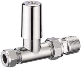 Chrome plated finish Working pressure: Up to 10 Bar (non