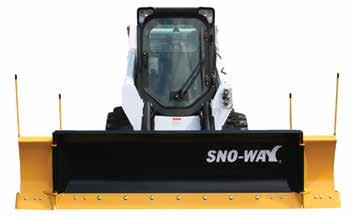 MAIMUM SNOW MOVING CAPACITY REVHDSKD Snow Plow Attachment 10 REVHDSKD Steel Moldboard with Steel Cutting Edge Move it..7 STRAIGHT 4.5 45 ANGLE 6.