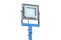 Made in the USA The EPL-TP-1x150LED-100 Quadpod Mounted Explosion Proof LED Light Tower from Larson Electronics produces 17,500 lumens of light capable of illuminating an area 9,500 square feet in