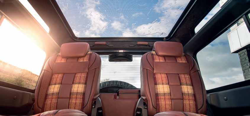 Interior Components Detachable sunroof Classically designed and sincerely practical, the