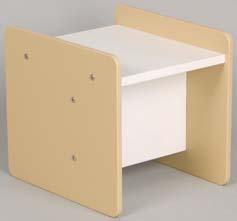 1137R** / 2137R** ACTIVITY CUBE Flip chair for 2 seat heights of 6" and 10".