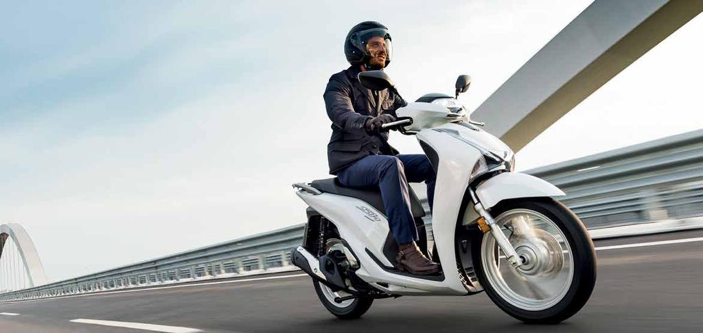 SCOOTERS SH150 THE SH150 IS THE EPITOME OF TODAY S MODERN DAY SCOOTER, WINNING INSTANT PRAISE FOR ITS DISTINCTIVE