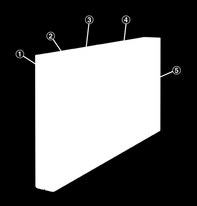 Schematic illustration of MKA100 1 Splitter frame