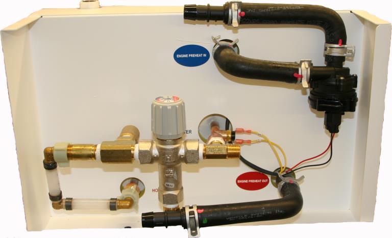Heater Overview: Rear 4 3 2 1 5 6 7 8 9 1 ELE-LTC-608 Thermostat, Low Temp.