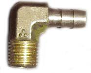 (M) NPT 9 PLX-A65-200 Fitting, Brass, Barb,