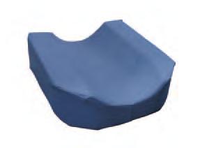 100mm. They are made from medium density foam and covered in pressure care material.