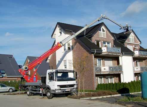 Image 0 Böcker cranes can be converted into work platforms in just a few steps.
