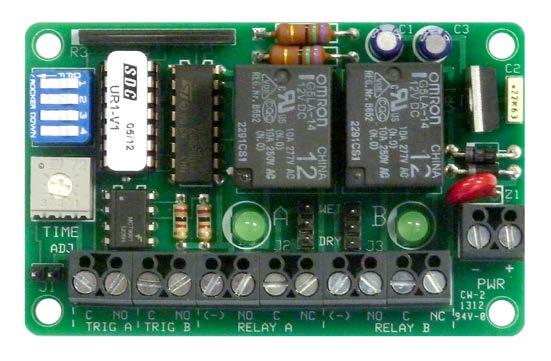 UR-1 Universal Field Programmable Application Module UR Series Universal Door Controllers provide a choice of individual dip switch selectable relay operating modes or system modes for lock control,