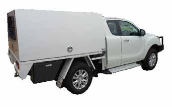 METRO Chassis Mounted 3 Door Dual Cab 900H Canopy 1750mmL